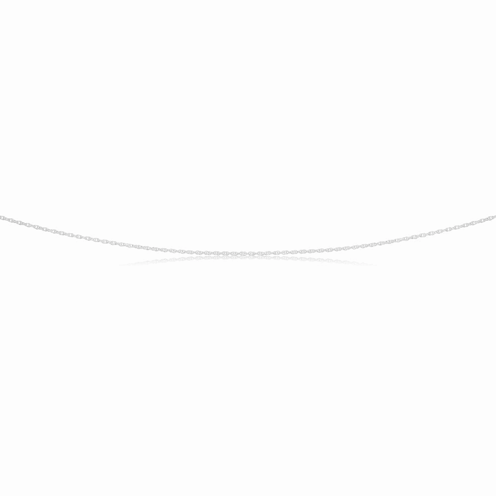 Sterling Silver 18 Gauge 45cm Singapore Chain