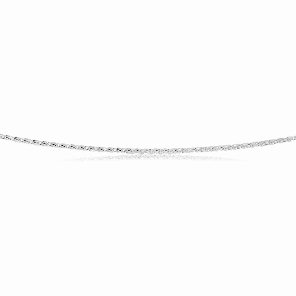 Sterling Silver 45cm Wheat Chain
