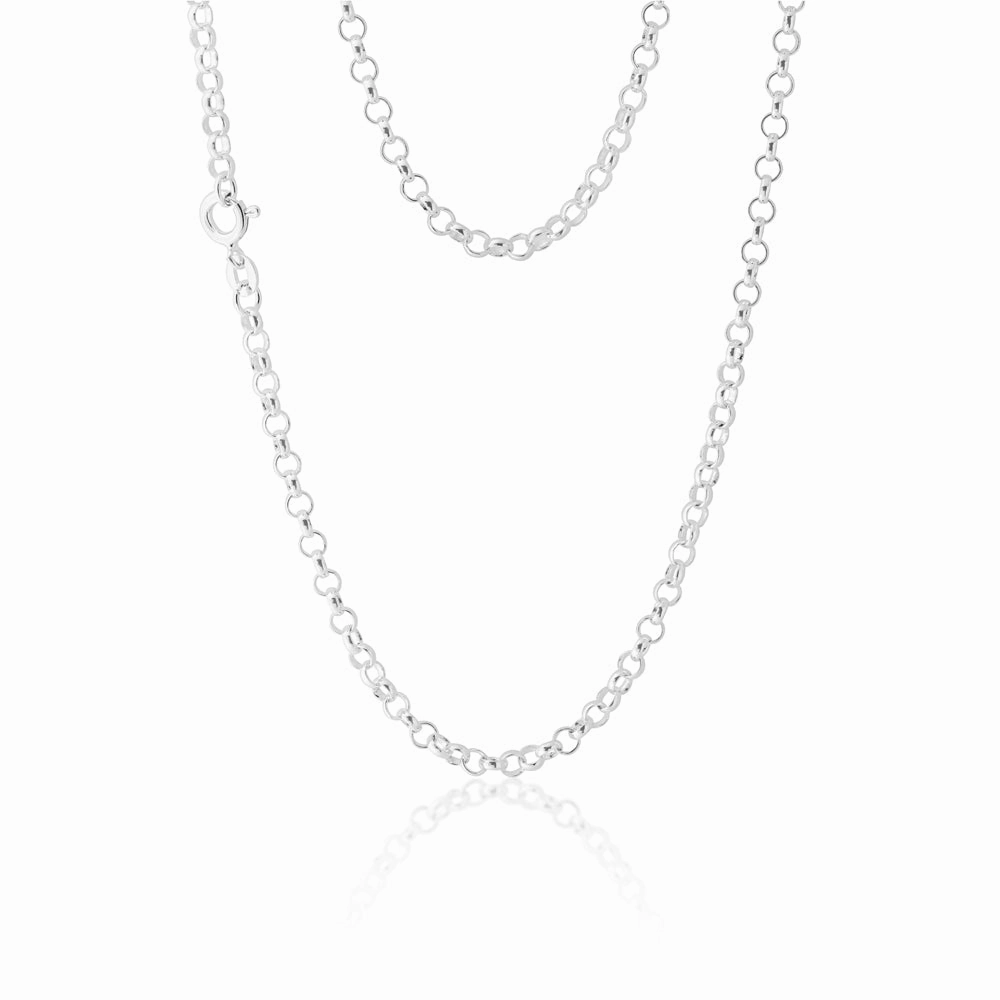 Sterling Silver 50cm 70 Gauge Belcher Chain