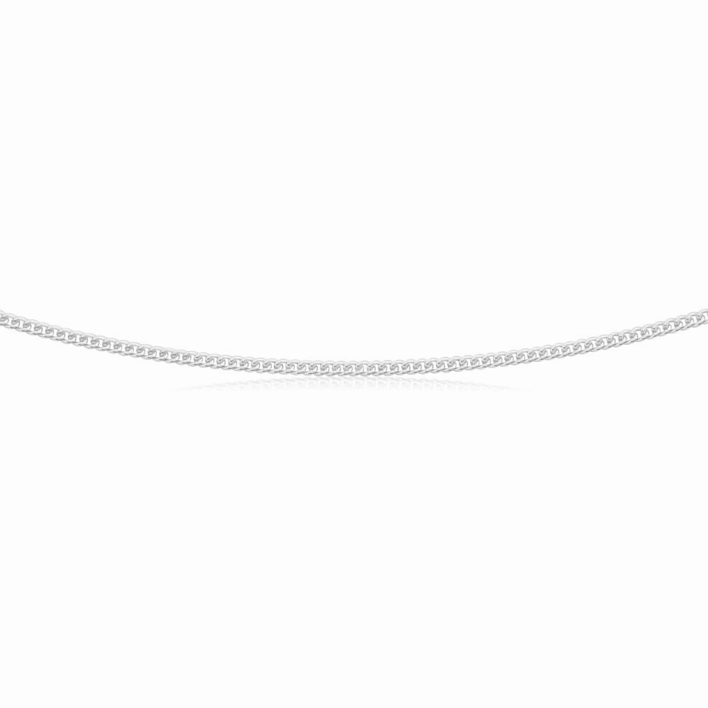 Sterling Silver 60 Gauge Curb Dicut 70cm Chain