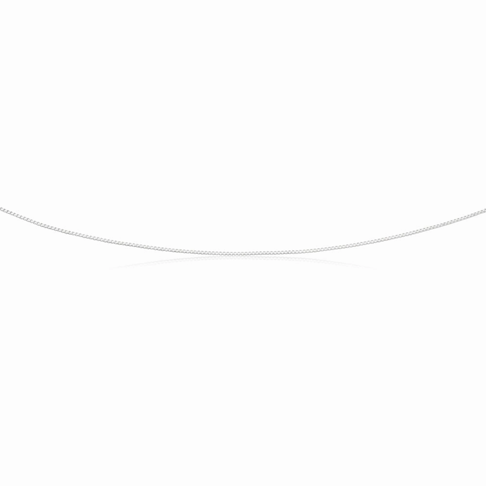 Sterling Silver 90 Gauge 40cm Box Chain