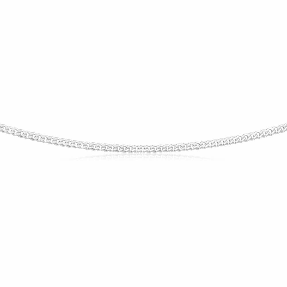 Sterling Silver Curb 80 Gauge 70cm Chain