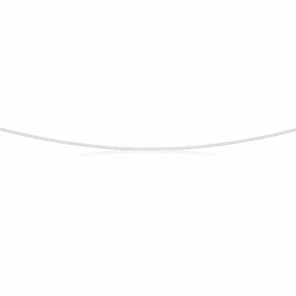 Sterling Silver Curb Chain 30 gauge 45cm