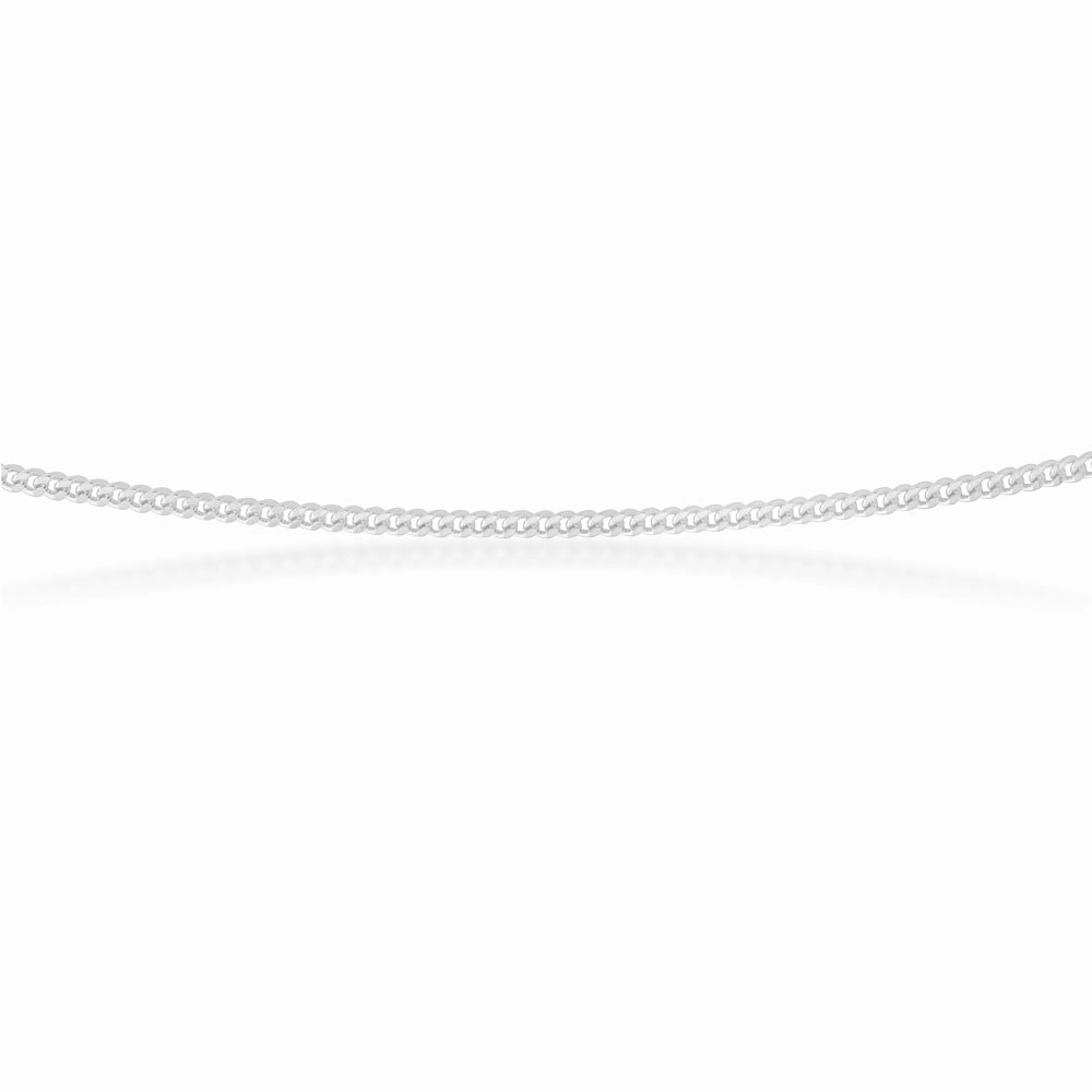 Sterling Silver Diamond Cut 70cm Curb Chain