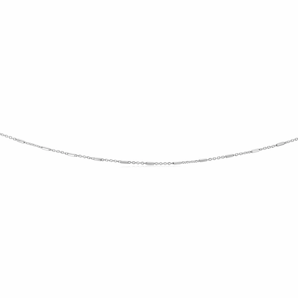 Sterling Silver Fancy 45cm Chain