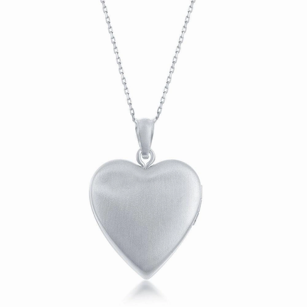 Sterling Silver Heart Shaped Locket