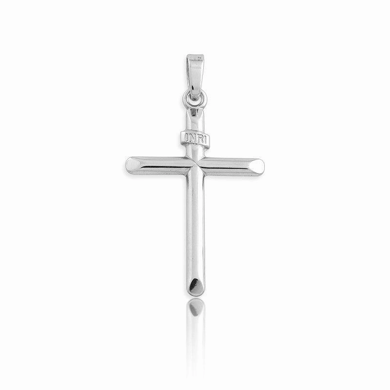 Sterling Silver "INRI" Cross Pendant