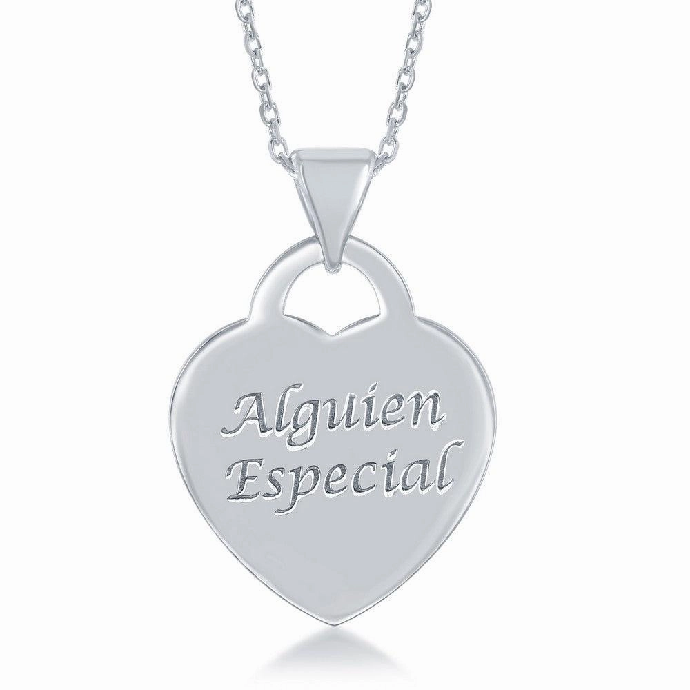 Sterling Silver Shiny Heart Pendant
