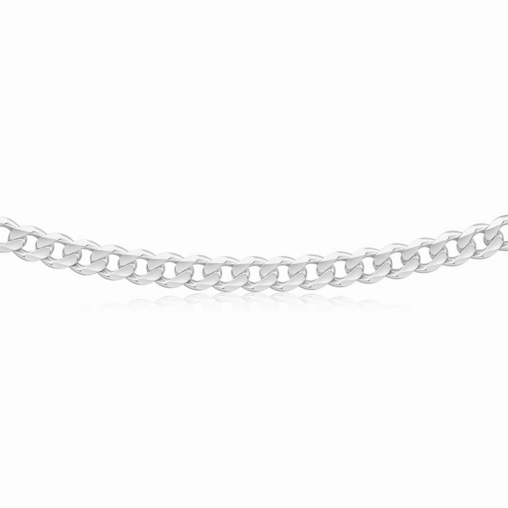 Sterling Silver Unisex Curb 60cm Chain
