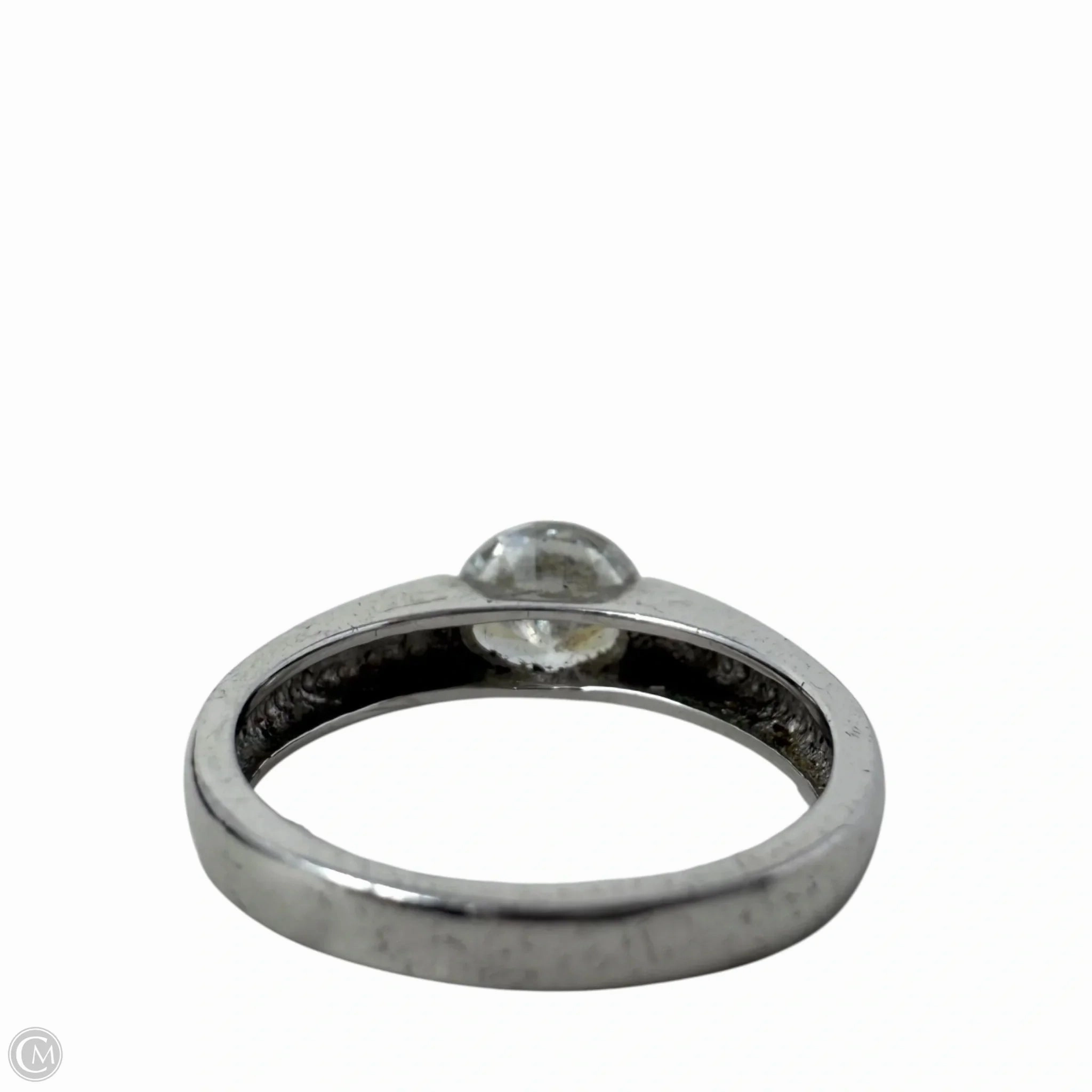 Sterling Siver CZ Solitaire Ring, Size: 7