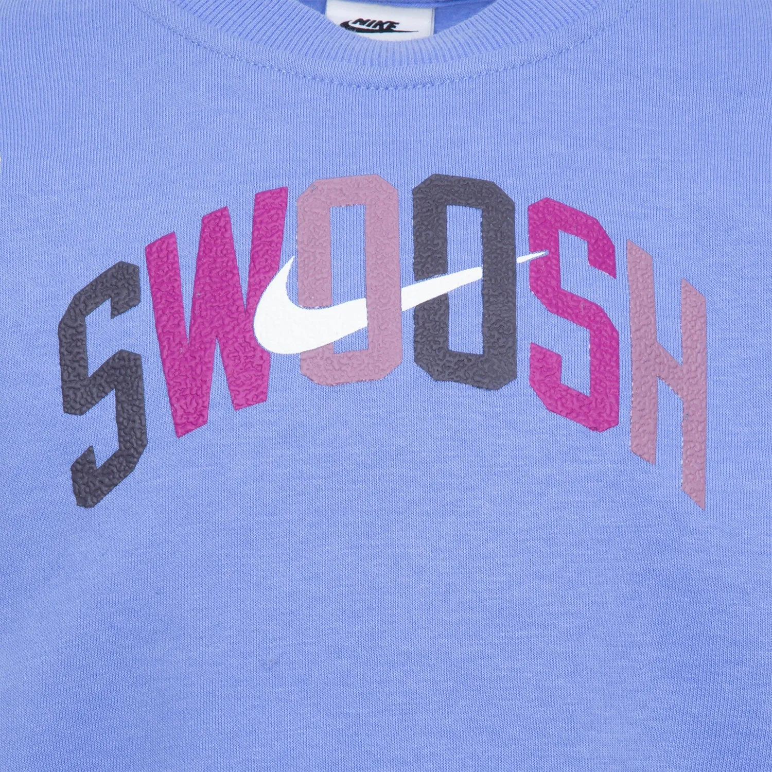 Swoosh Fleece Crew Set - Kids Clothing_Nike