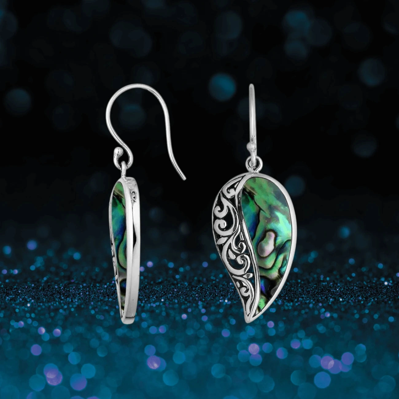 Taro Abalone Earrings