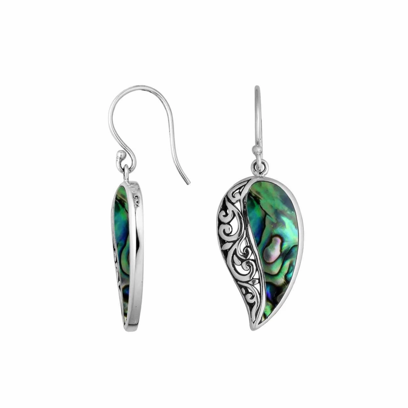 Taro Abalone Earrings