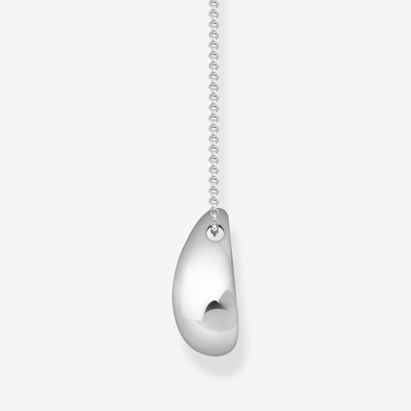 Thomas Sabo Silver Necklace with Pendant in Organic Drop-shape
