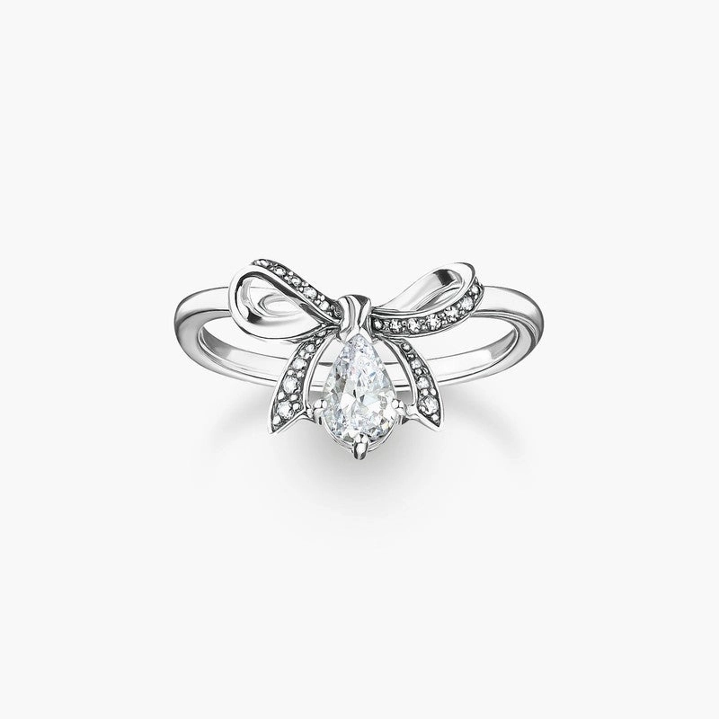 Thomas Sabo Silver Ring with Bow