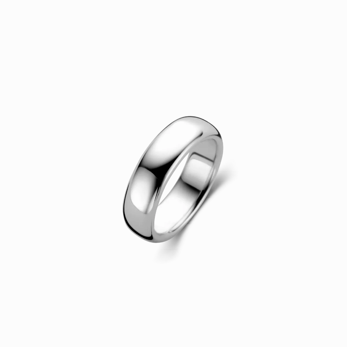 Ti Sento Sterling Silver Wide Polished Band