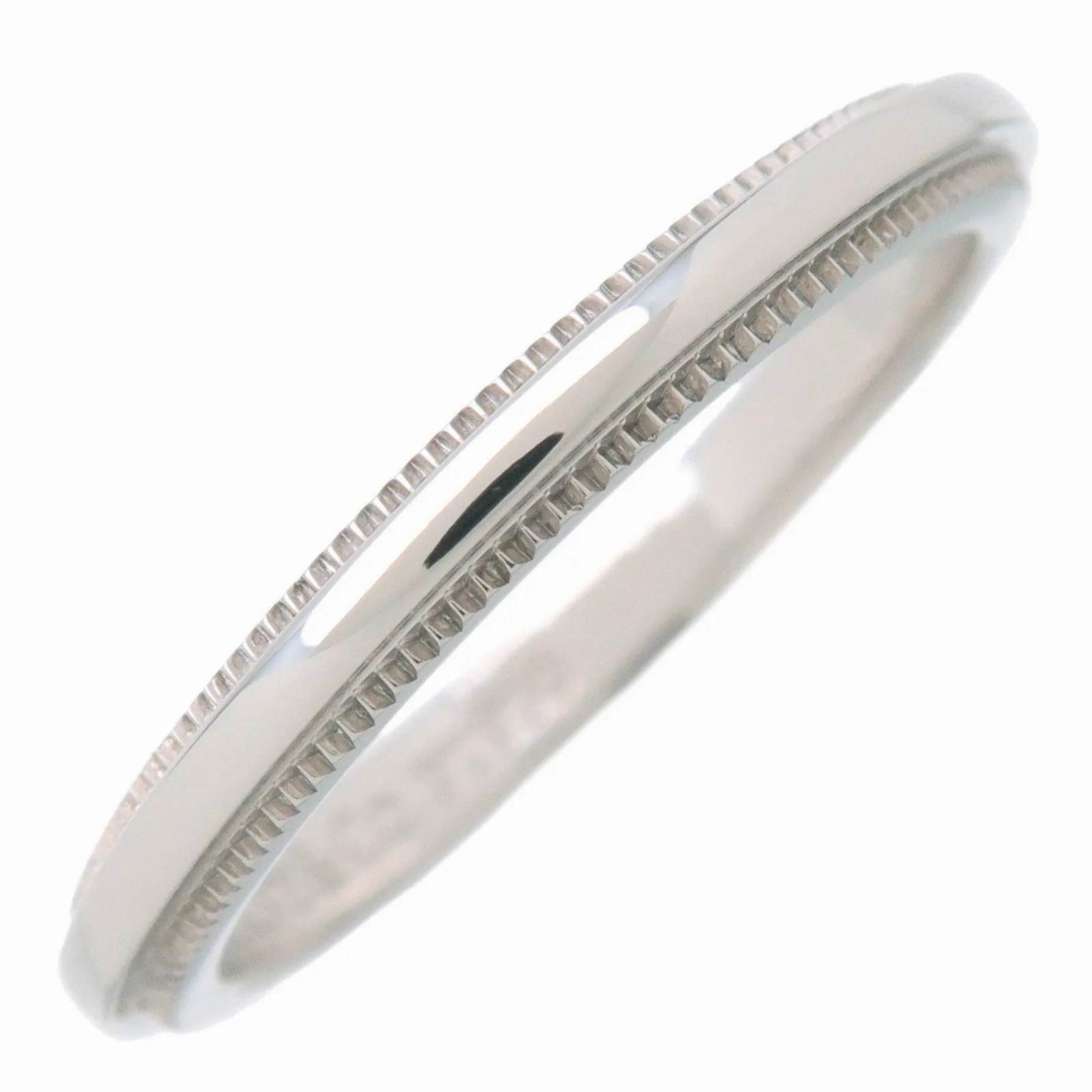 Tiffany&amp;Co. Milgrain Band Ring PT950 Platinum US3.5 EU45