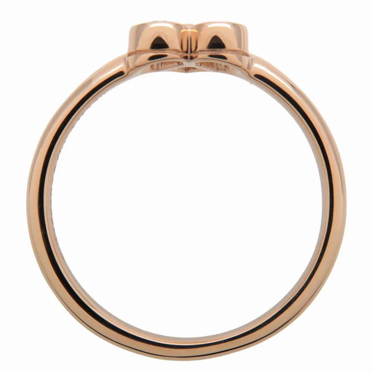 Tiffany&amp;Co. Sentimental Heart 3P Diamond Ring K18 Rose Gold US6