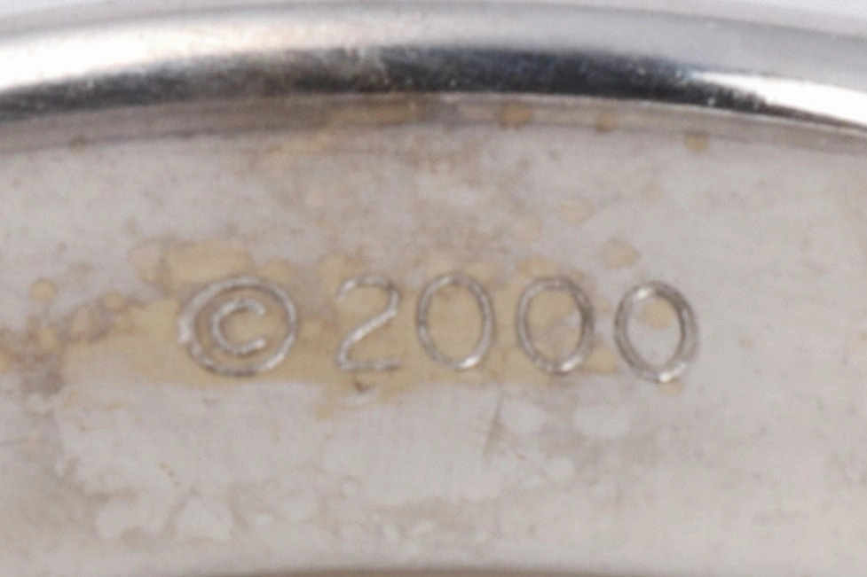 Tiffany & Co. 18k White Gold Streamamerica Diamond Band Size 8.75 (6.28g.)