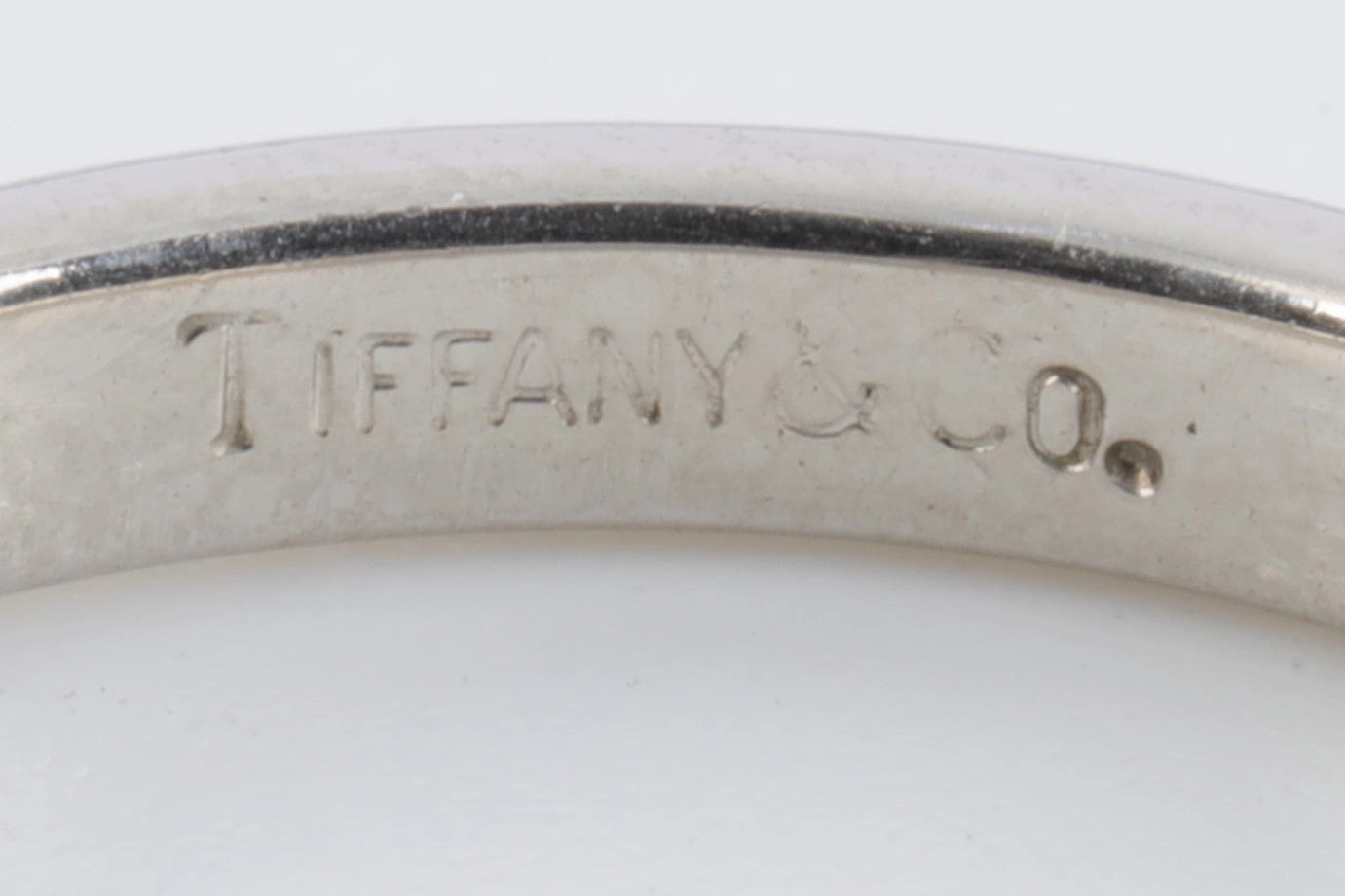 Tiffany & Co. 950 Platinum 0.20tcw Diamond Wedding Band Size 8 (4.95g.)