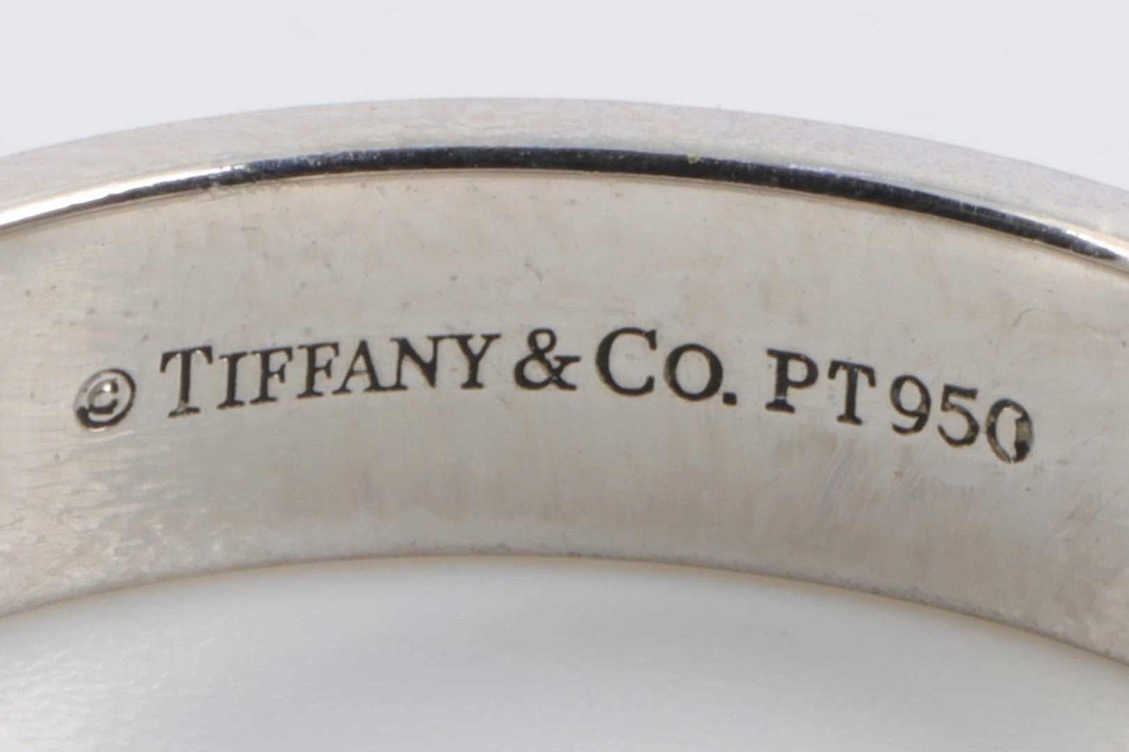 Tiffany & Co. 950 Platinum Tiffany Forever Wedding Band Size 8 (9.07g.)