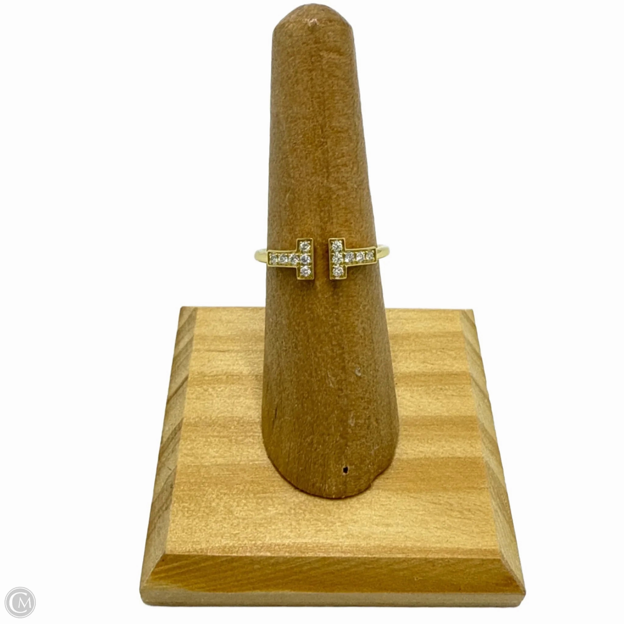 Tiffany & Company 18K T Wire Diamond Luxury Designer Ring, Size: 6.5