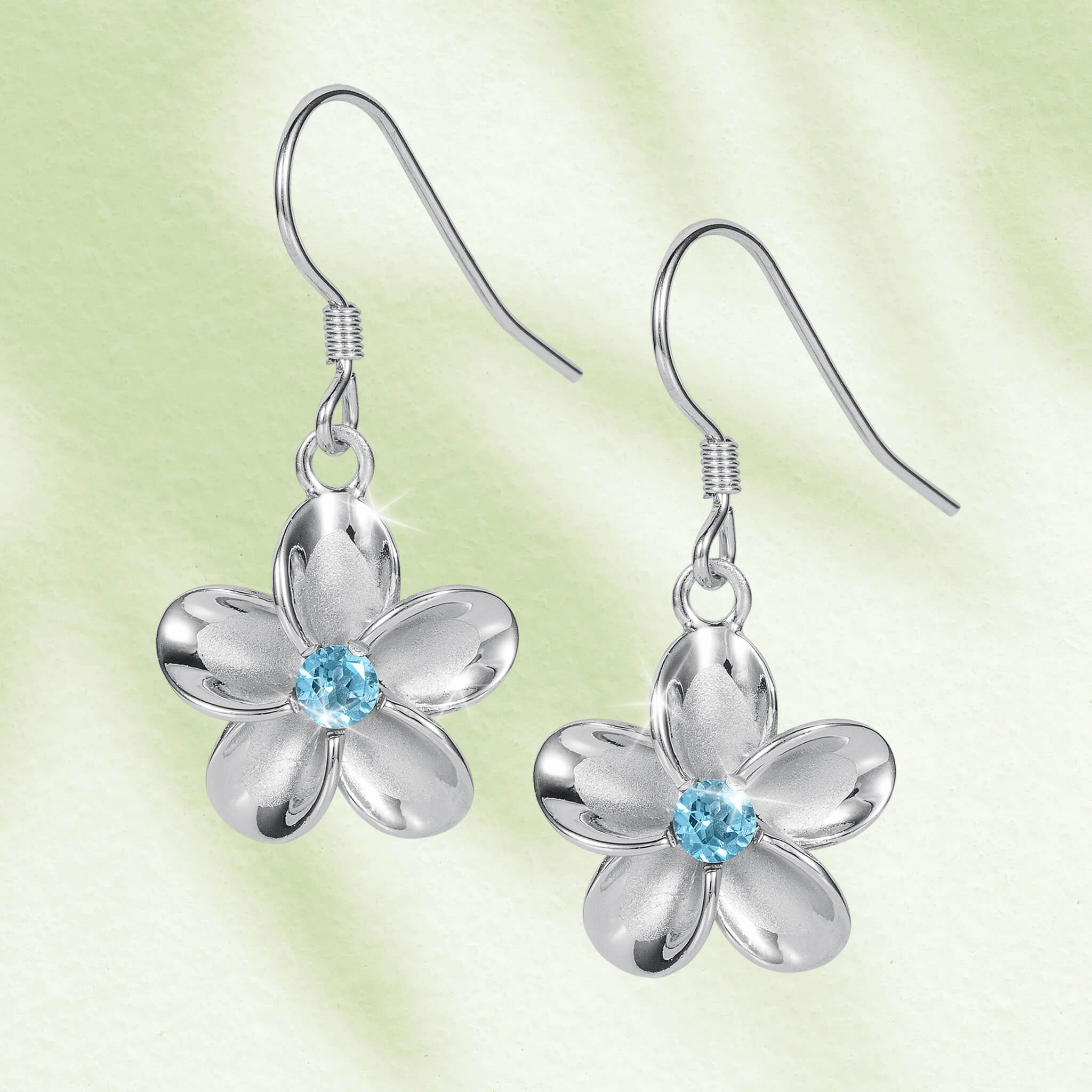 Topaz Blossom Earrings