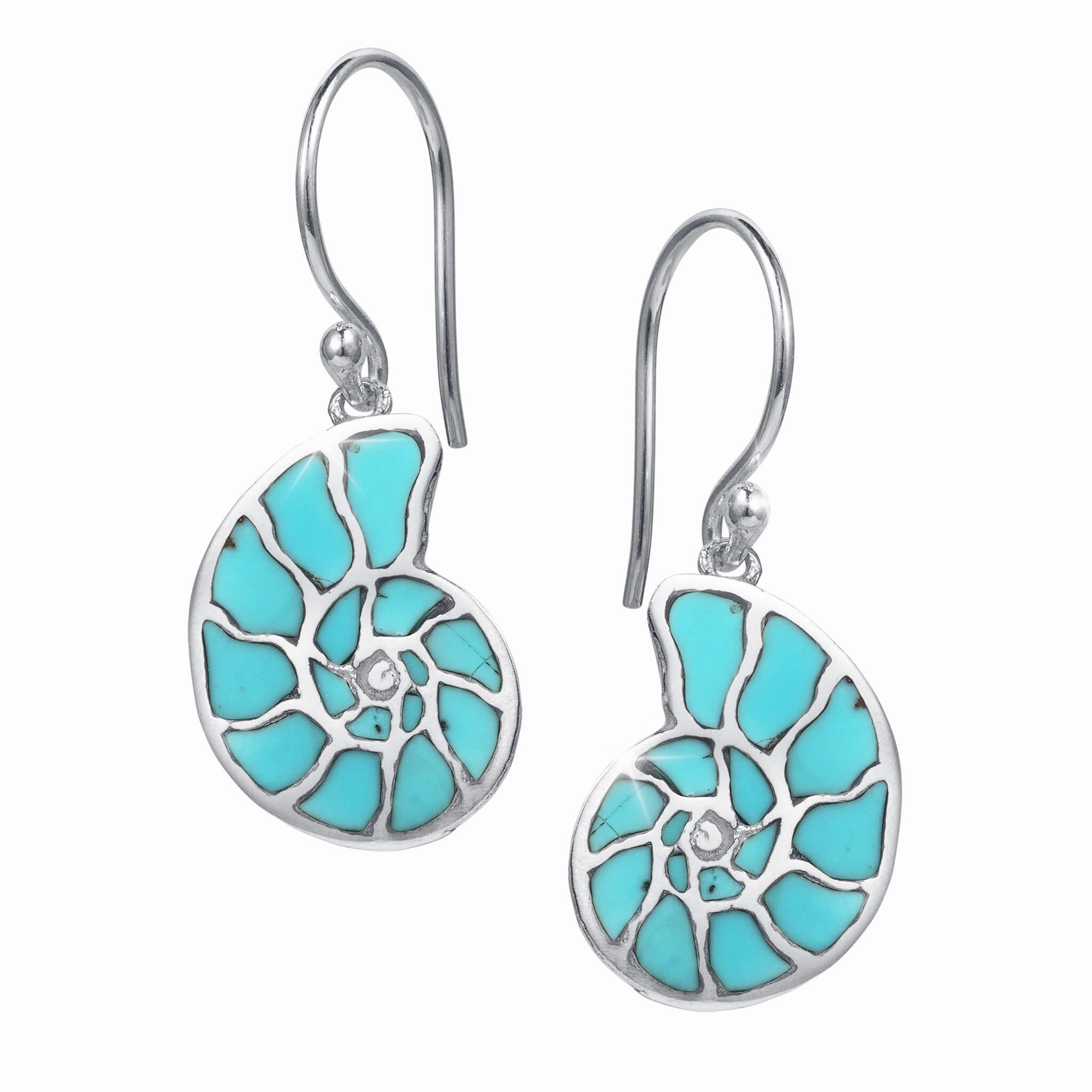 Turquoise Seascape Earrings