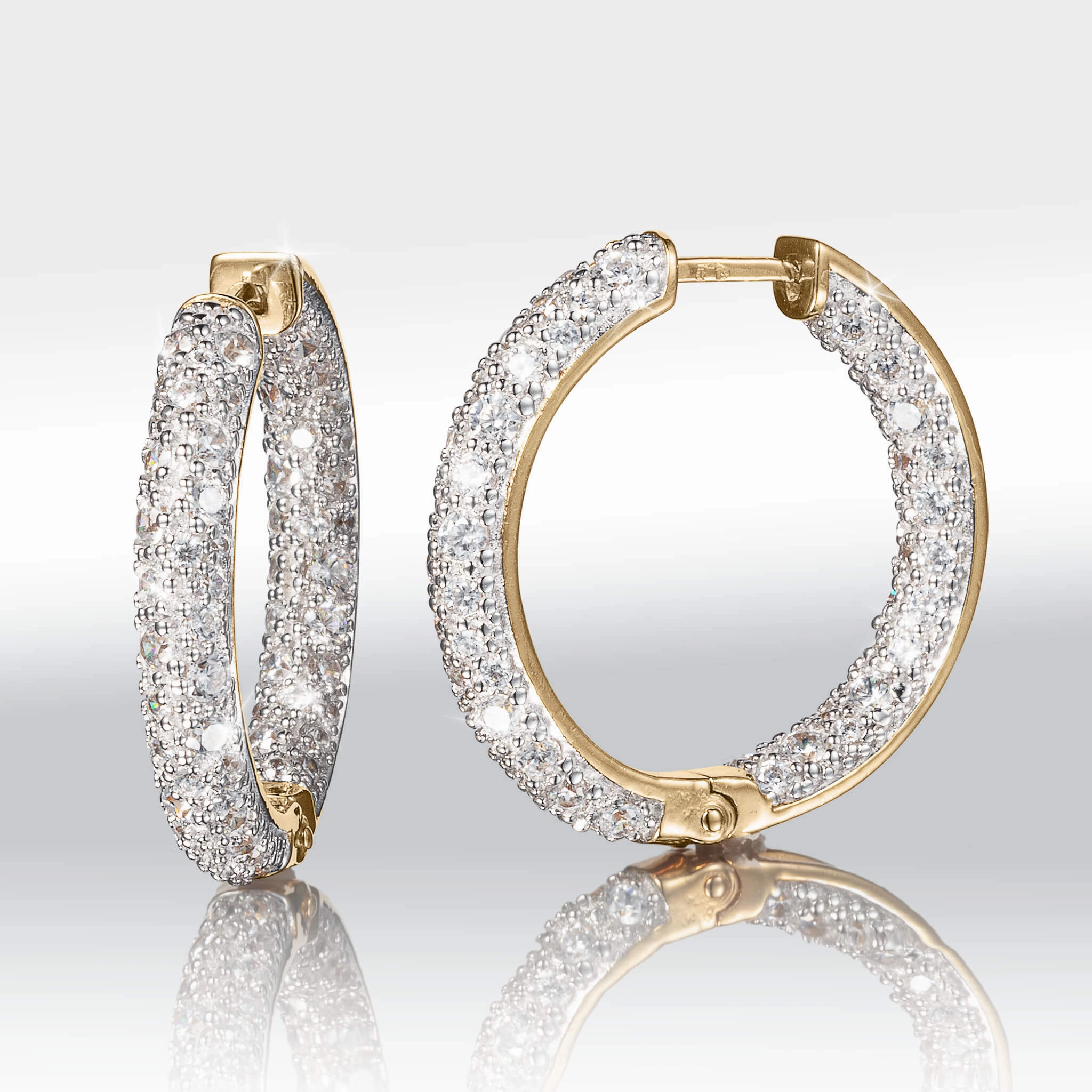Twilight Allure Hoop Earrings