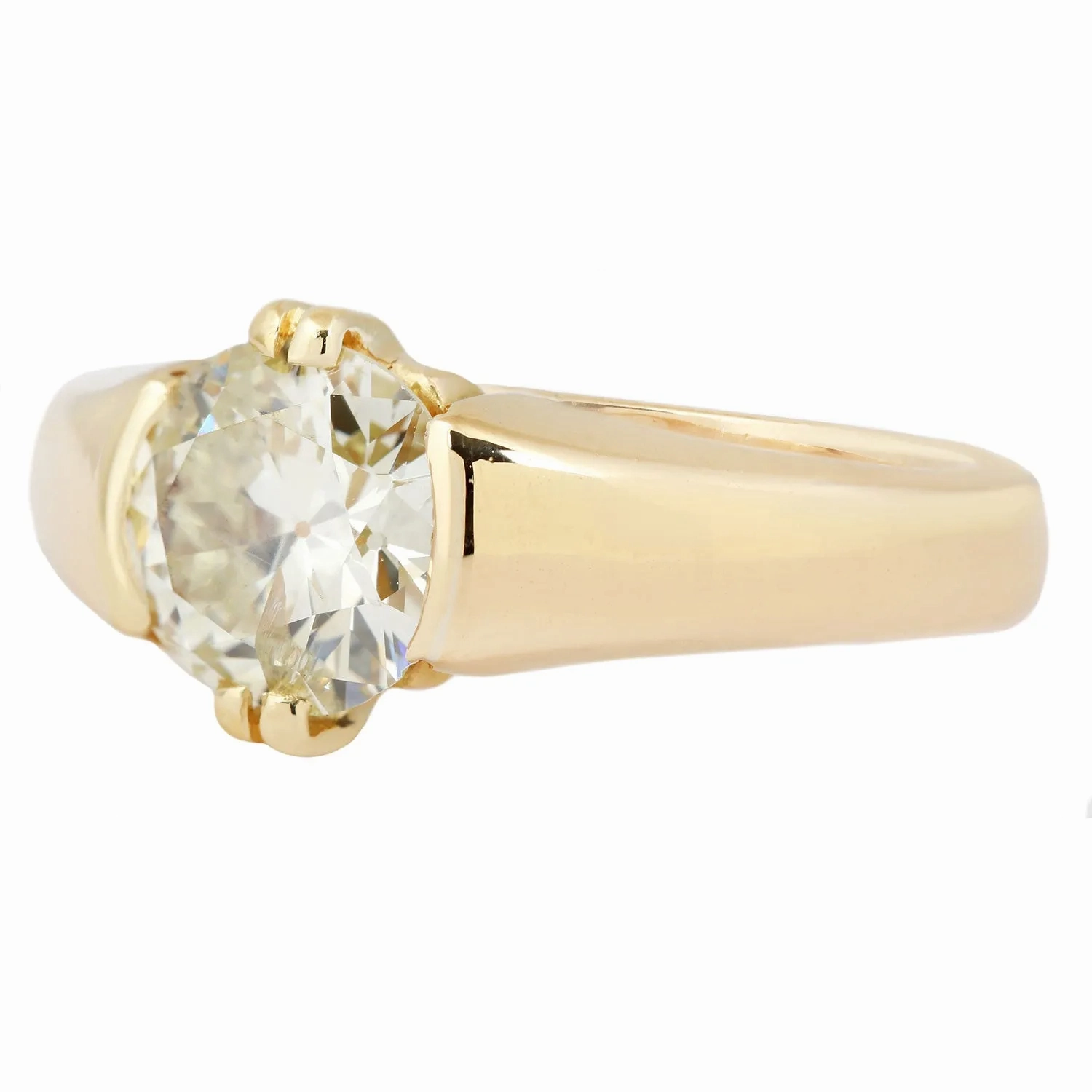 Twin Prong Diamond Ring