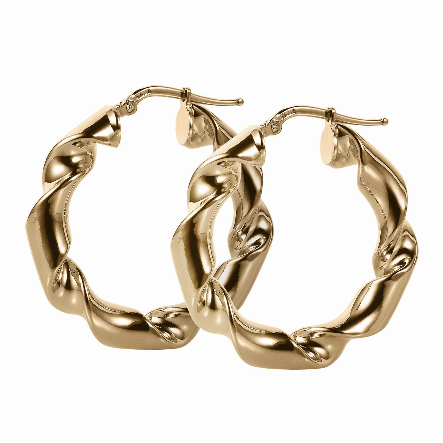 Twist Creole Earrings