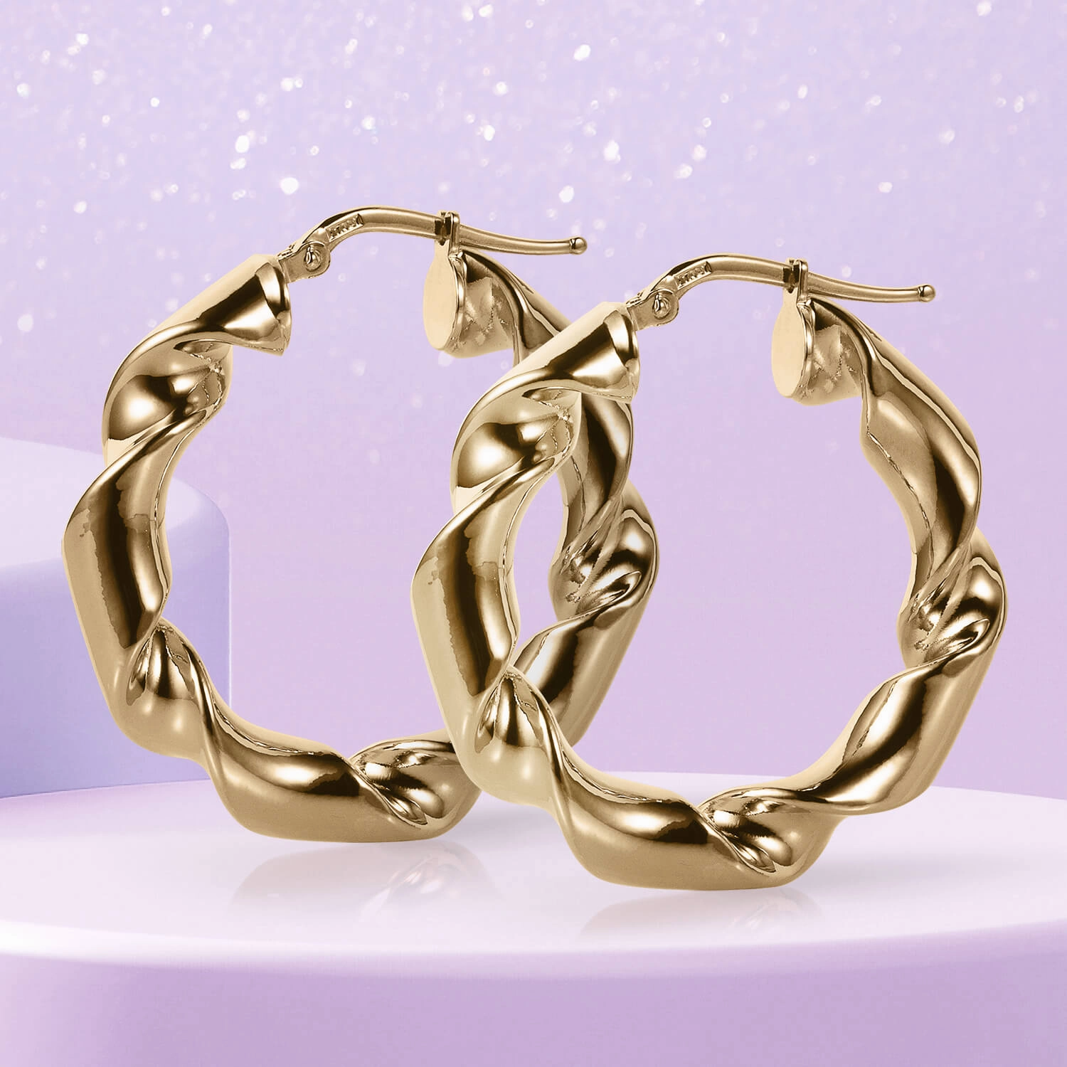 Twist Creole Earrings