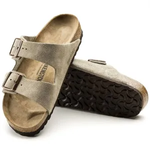 Unisex Arizona Suede Regular Footbed - Narrow Width In Taupe