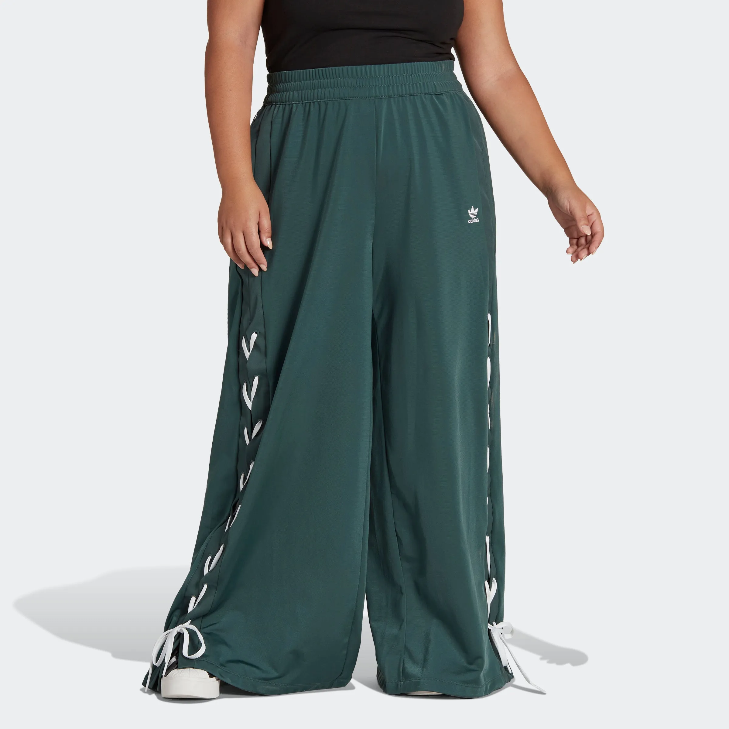 Women's adidas Always Original Laced Wide Leg Pants (Plus Size) adidas Shoes