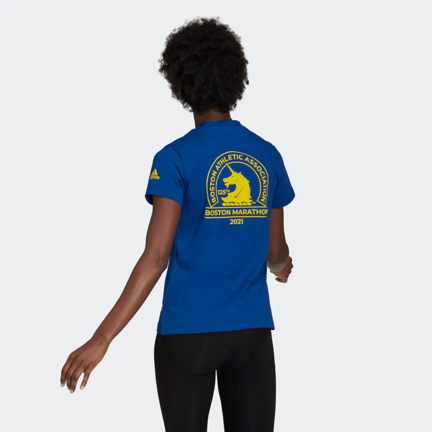 Women's adidas Boston Marathon Logo Tee adidas Shoes