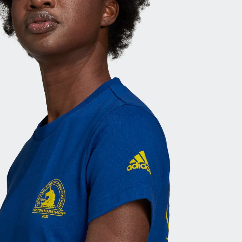 Women's adidas Boston Marathon Logo Tee adidas Shoes