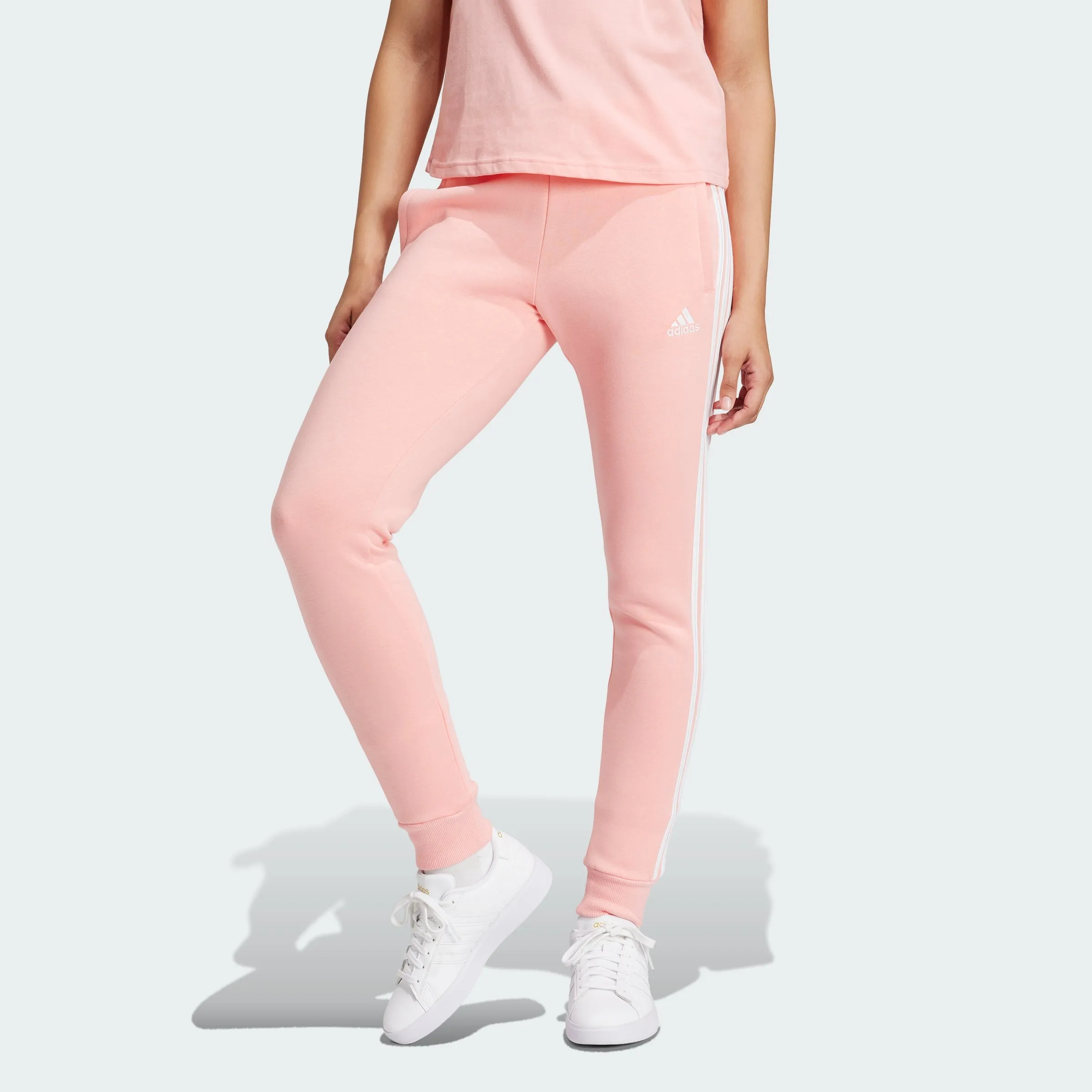 Women's adidas Essentials 3-Stripes Fleece Pants adidas Shoes