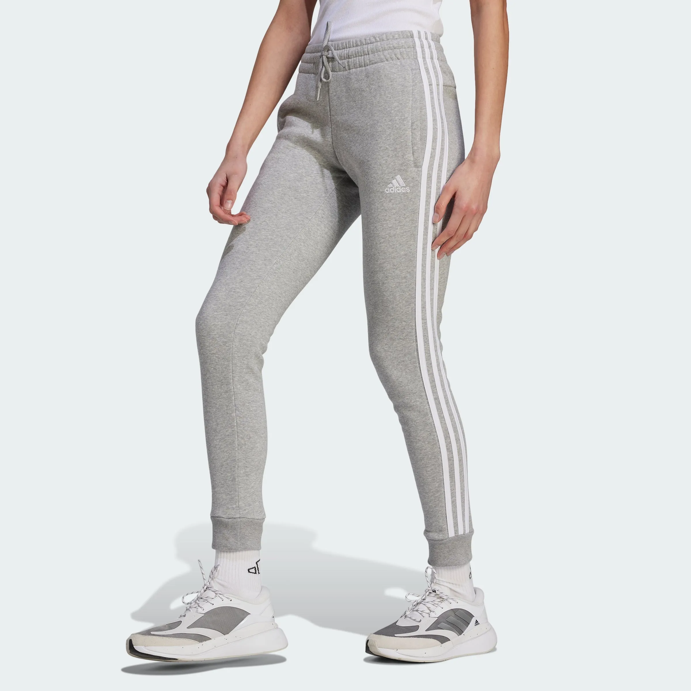 Women's adidas Essentials 3-Stripes Fleece Pants adidas Shoes