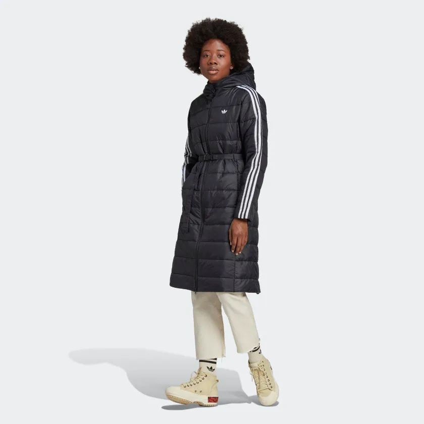 Women's adidas Hooded Premium Long Slim Jacket adidas Shoes