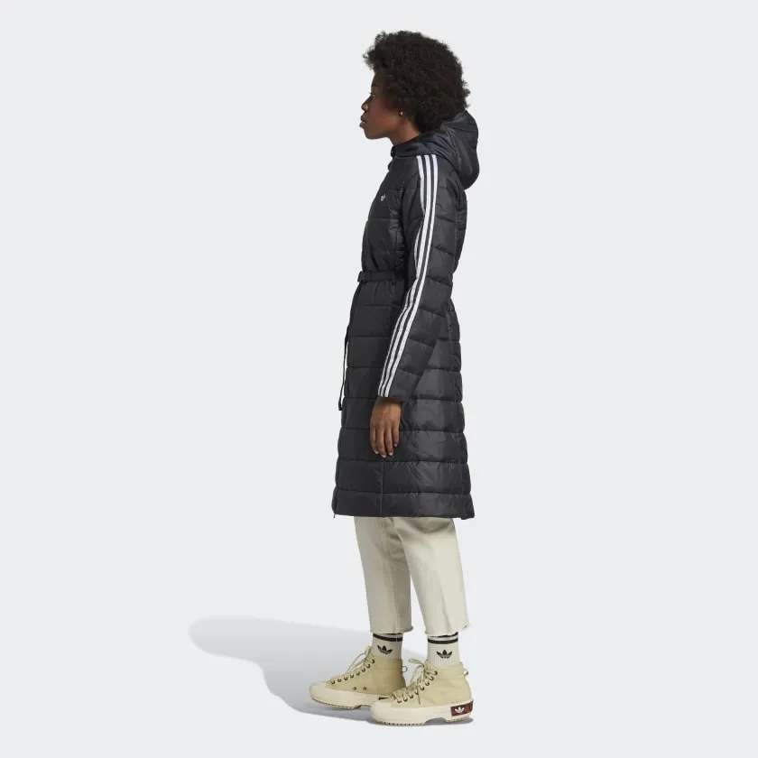 Women's adidas Hooded Premium Long Slim Jacket adidas Shoes