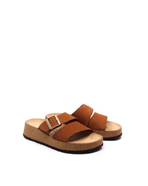 Women's Almina Sandals In Pecan Narrow