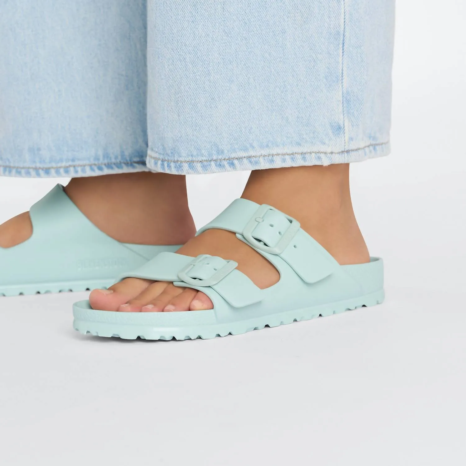 Women's Arizona Eva Sandals - Narrow In Surf Green