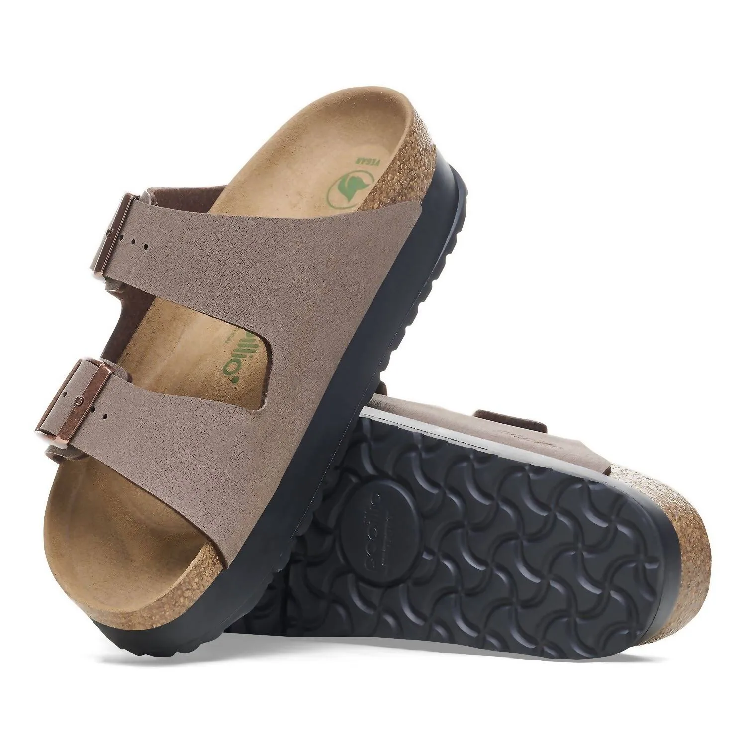 Women's Arizona Pap Flex Platform Sandal - Narrow Width In Mocca