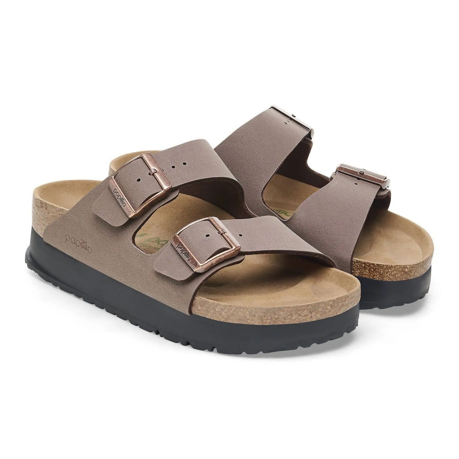 Women's Arizona Pap Flex Platform Sandal - Narrow Width In Mocca