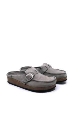 Women's Buckley Clog In Corduroy Stone Coin