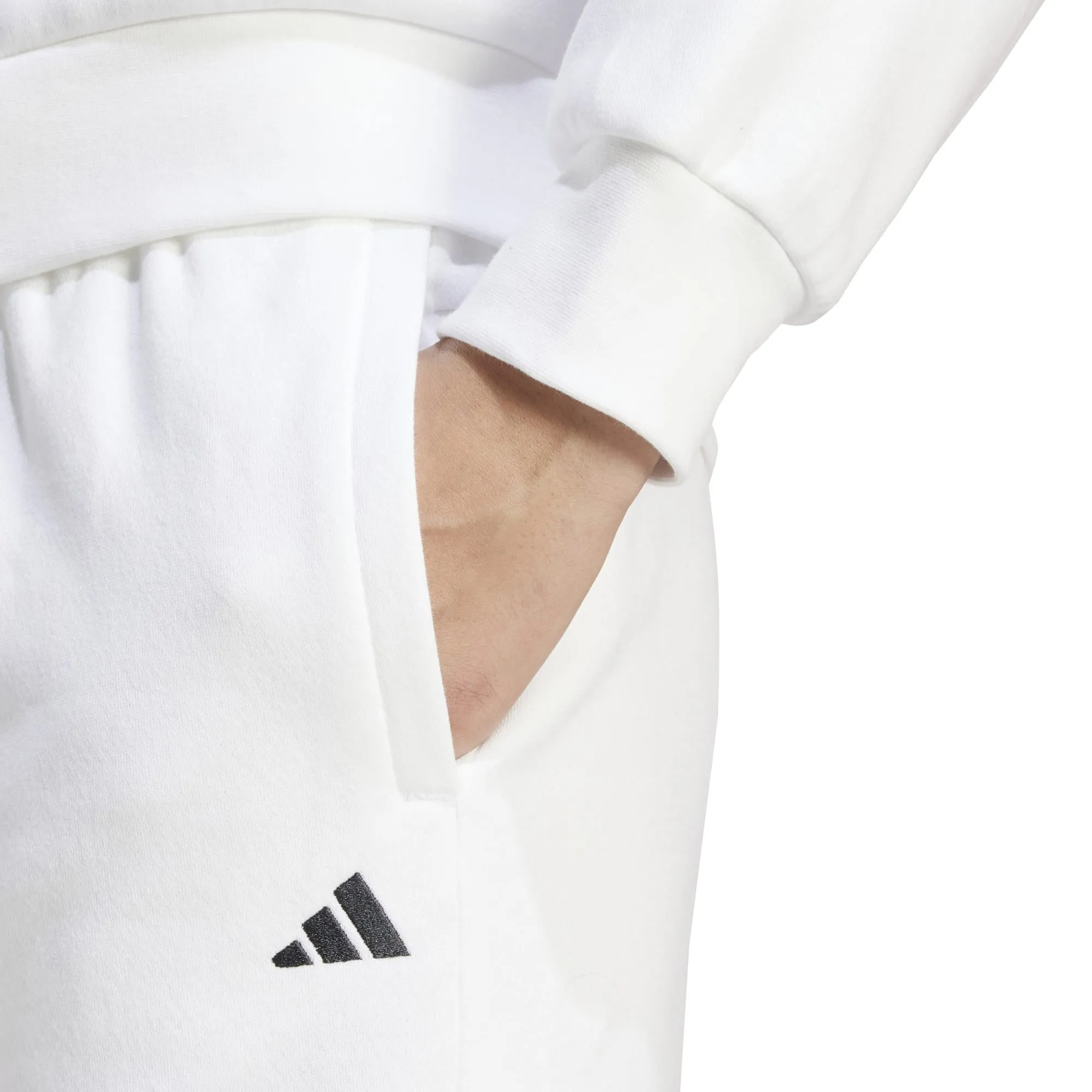 Women's Essentials Small Logo Feel Cozy Open Hem Pants