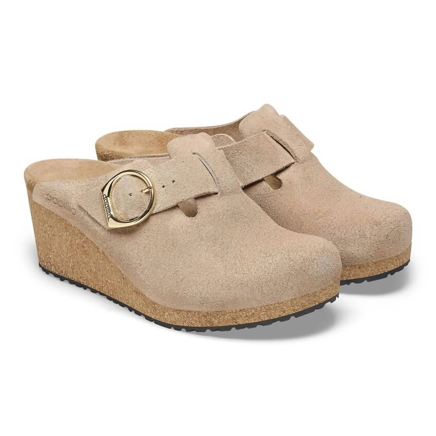 Women's Fanny Ring Buckle Sandals - Narrow In Warm Sand