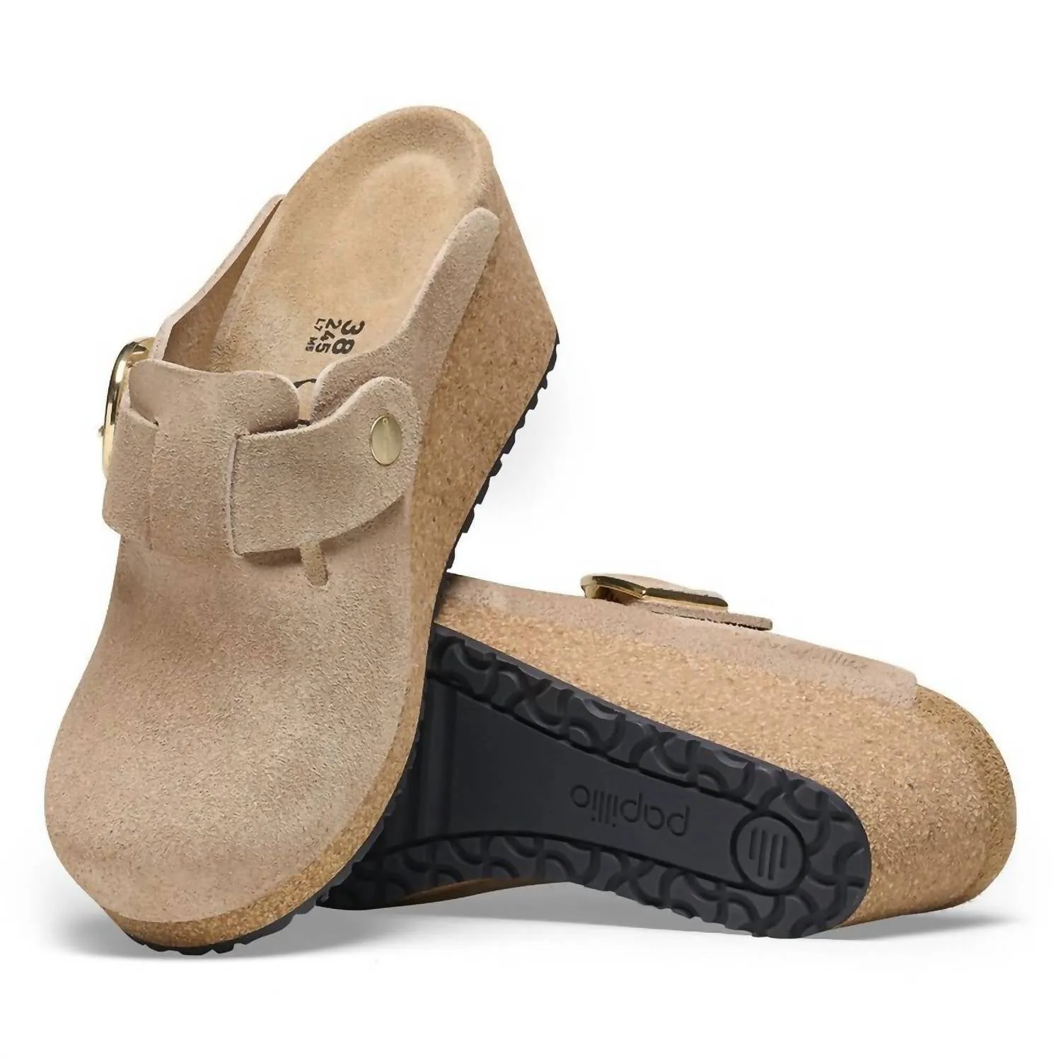 Women's Fanny Ring Buckle Sandals - Narrow In Warm Sand