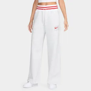 Womens Nike Nike Sportswear Women's High-Waisted Graphic Wide-Leg Pants / Birch Heather