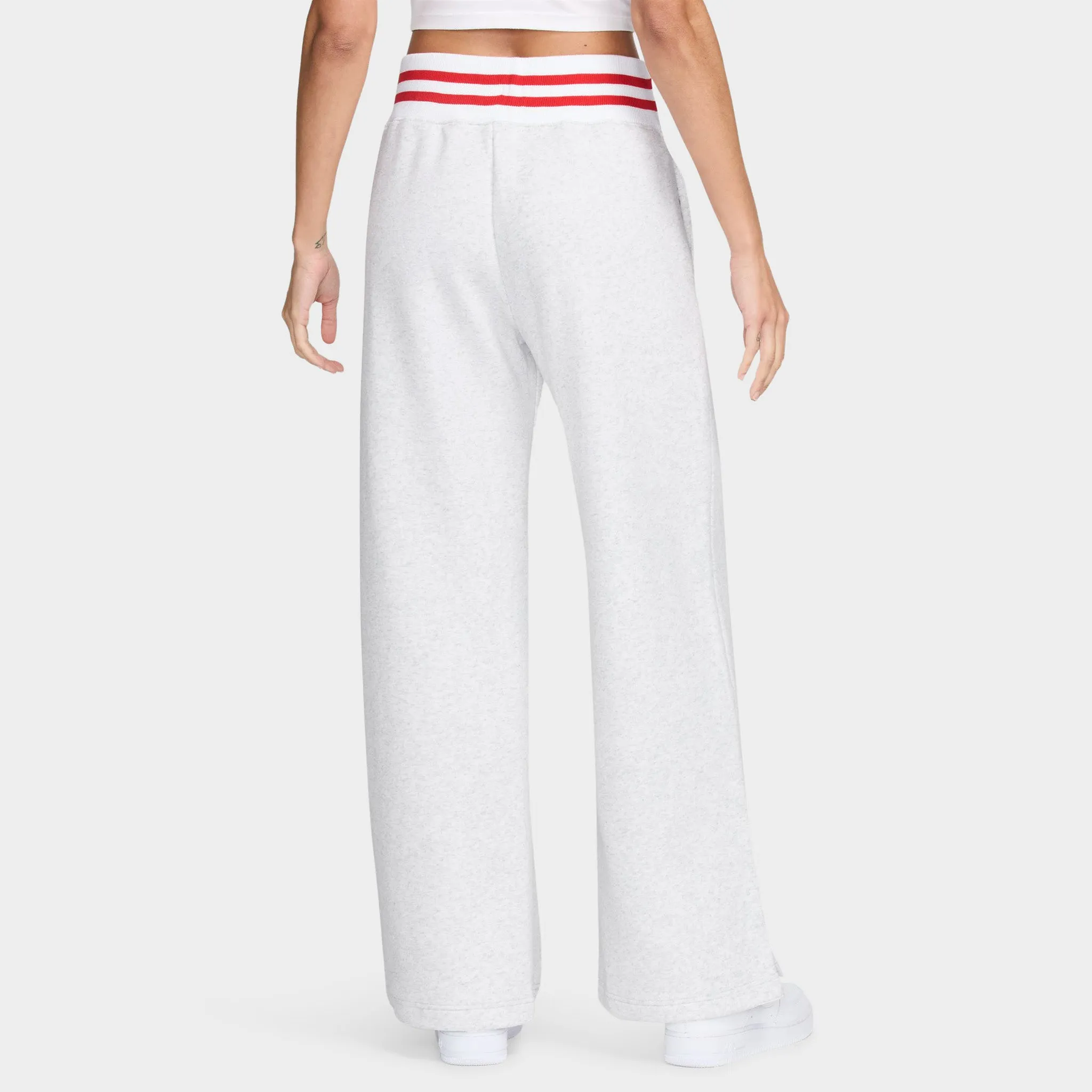 Womens Nike Nike Sportswear Women's High-Waisted Graphic Wide-Leg Pants / Birch Heather